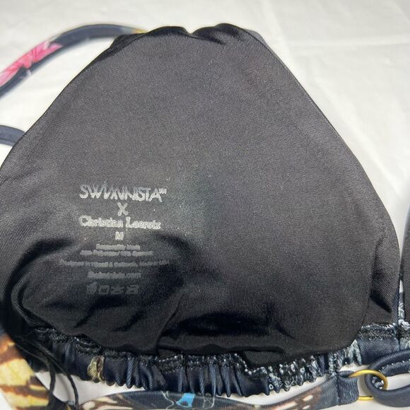 Swiminista X Christian Lacroix Butterfly on Parade Print Bikini Top - Picture 9 of 13